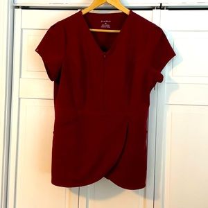 Jaanuu  M Peplum Top with side zipper